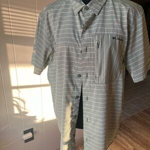 Stripped Columbia mens button up shirt